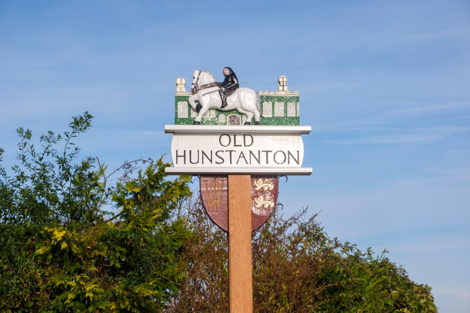 The picturesque village of Old Hunstanton - with a population of just 650