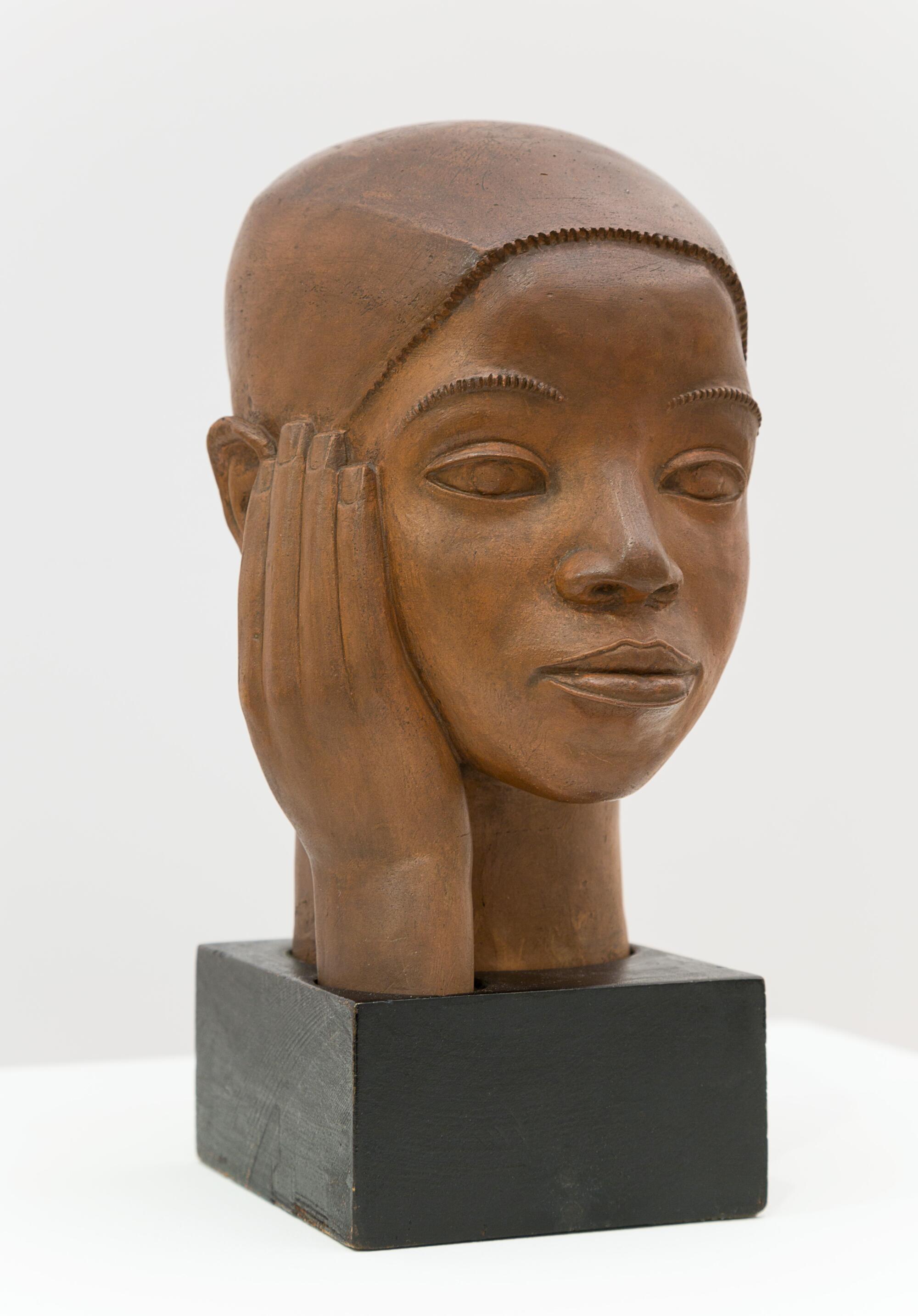 Sargent Claude Johnson, "Chester," 1931, terracotta.