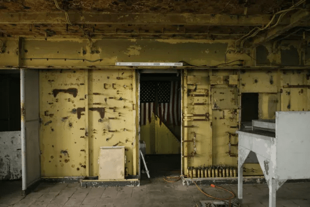 The ship has bounced from owner to owner while it sits in a derelict state