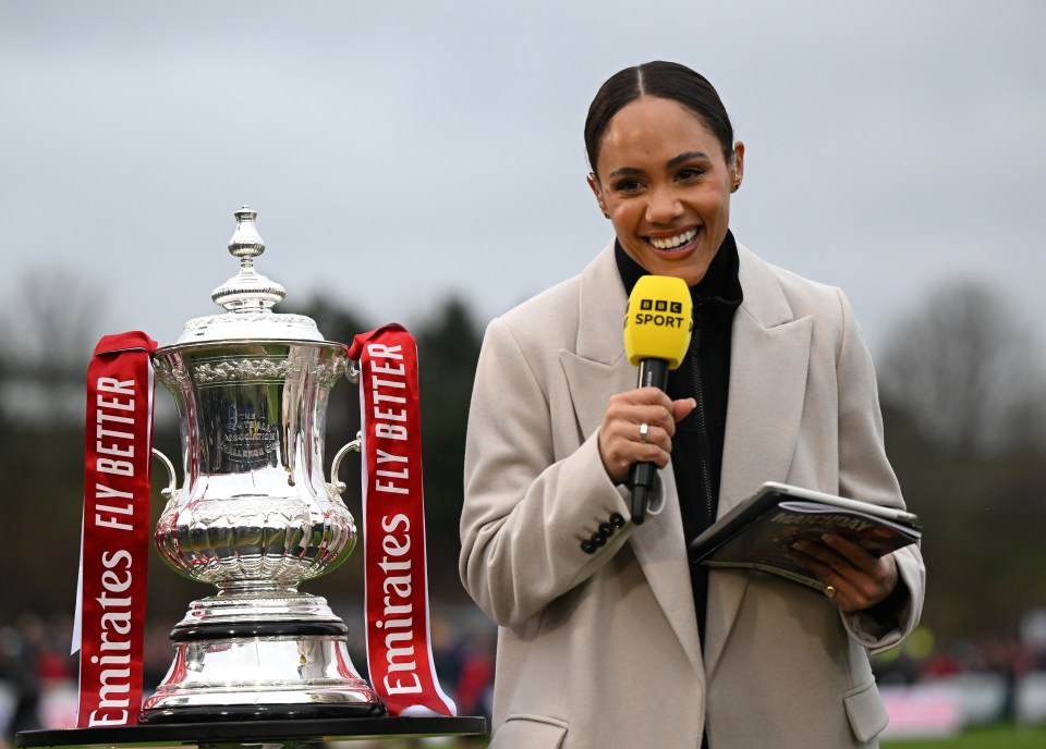 Alex Scott was a professional footballer before becoming a presenter