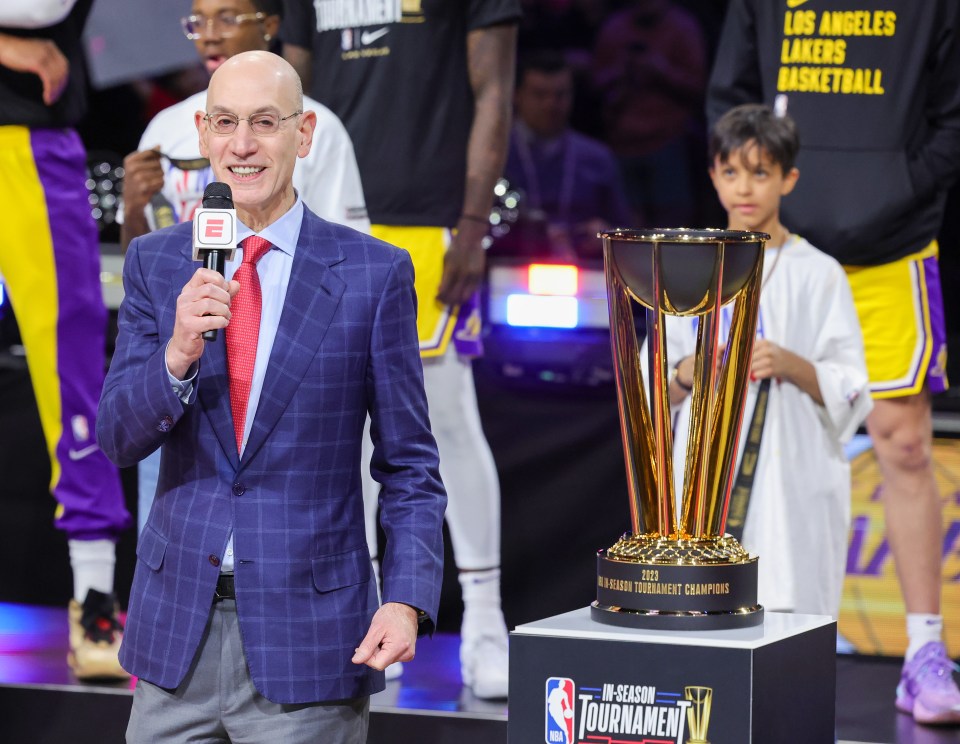 Adam Silver brought the NBA Cup into existence last year and it's proved a big hit