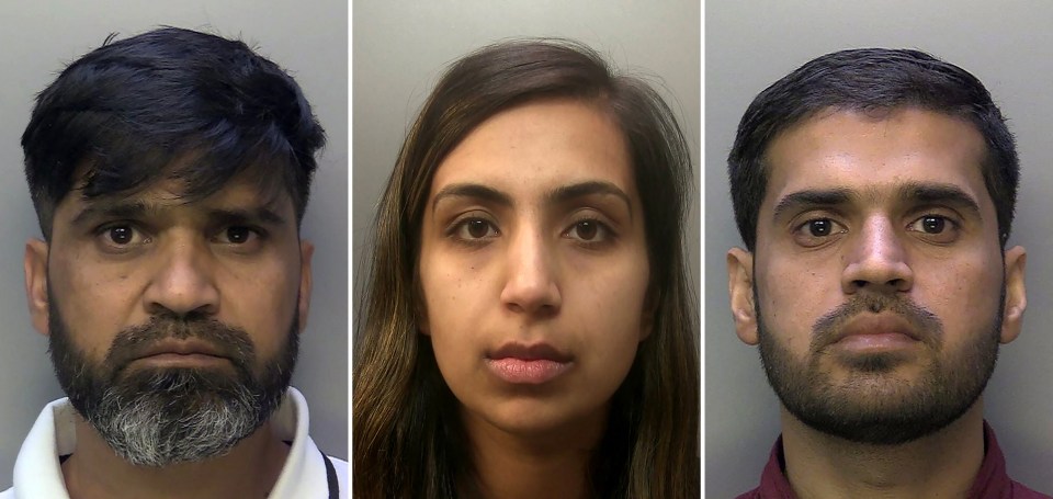 Sara’s father Urfan Sharif, 42, and stepmother Beinash Batool, 30, face sentence tomorrow for her murder along with uncle Faisal Malik, 29, right, for letting it happen