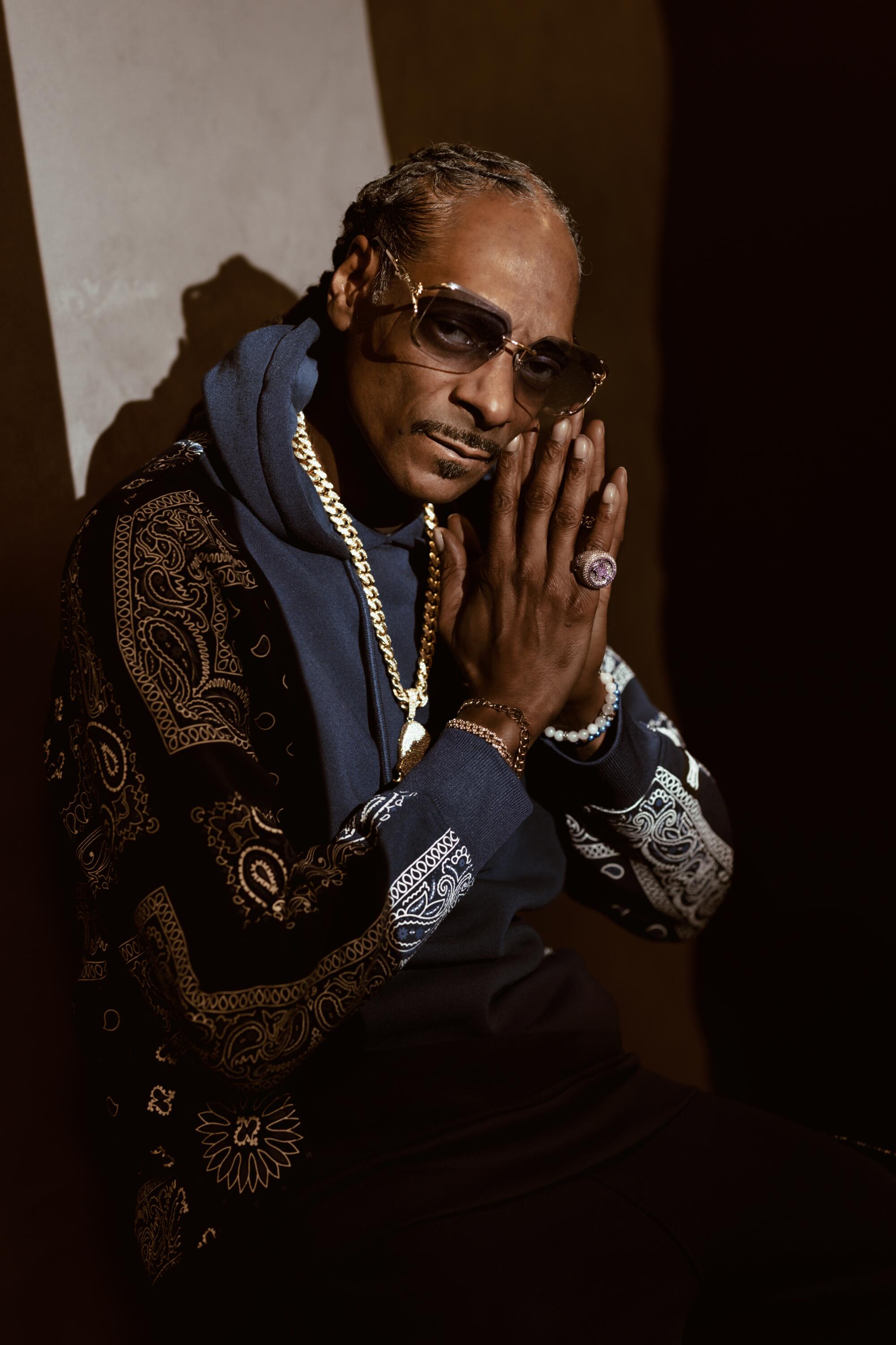 Snoop Dogg poses for a portrait ahead of his new album "Missionary." on Monday, Dec. 9, 2024 in Los Angeles, CA. 