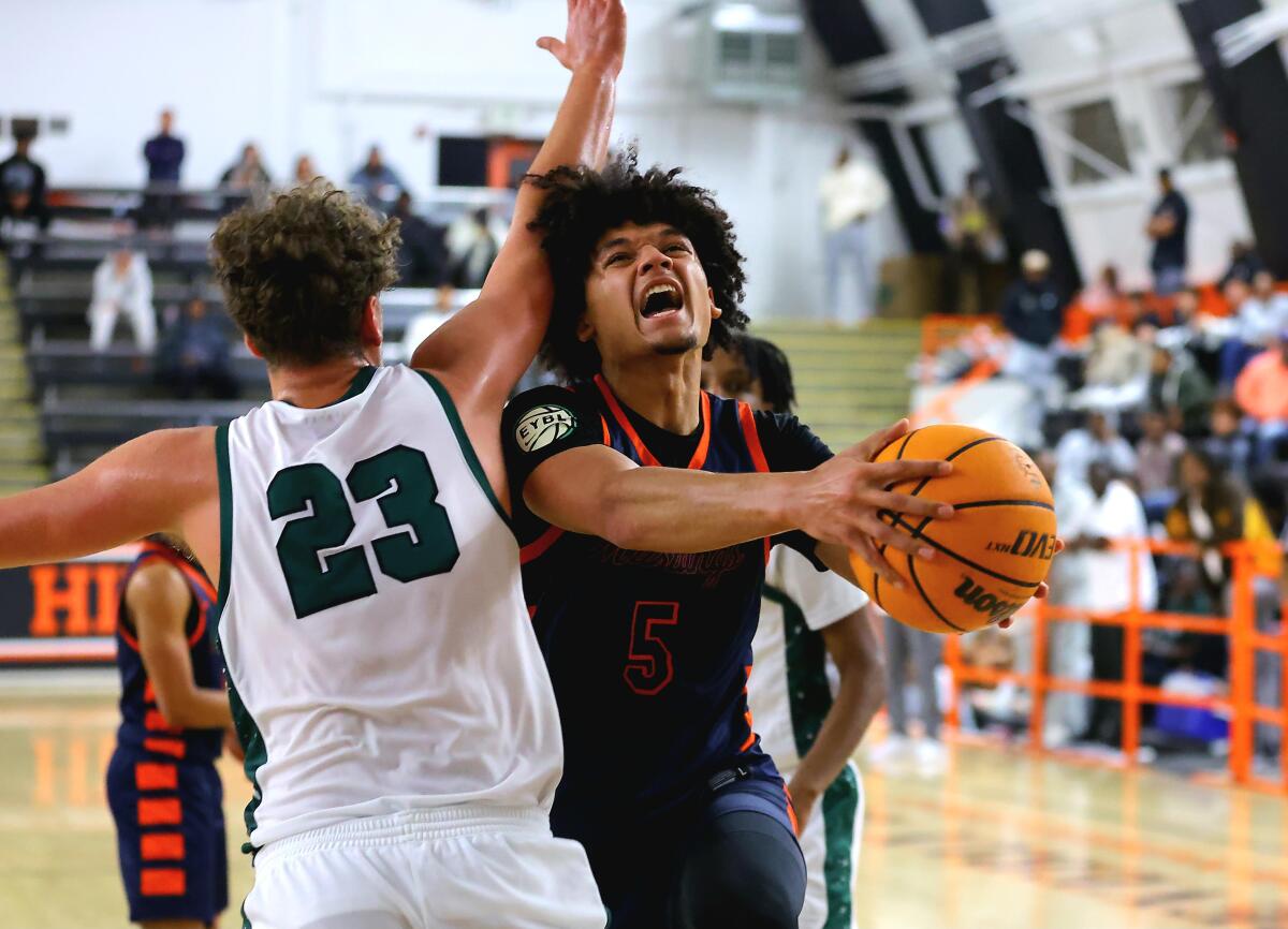 Brayden Burries of Eastvale Roosevelt scored 56 points against Inglewood last week.