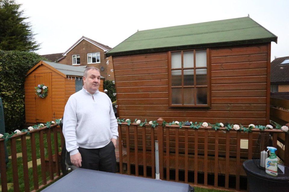 The couple say they have been 'treated like rubbish' and have refused to take the shed down