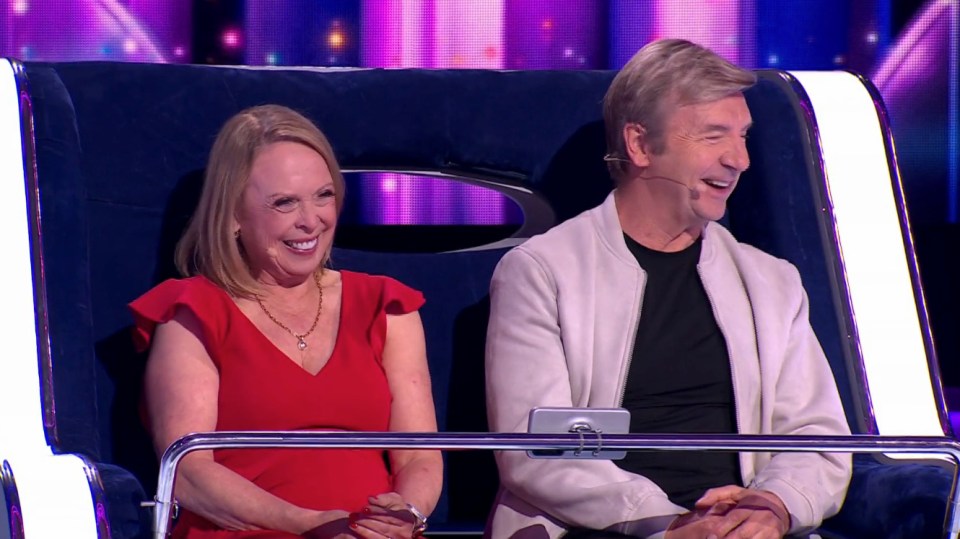 He made Jayne Torvill laugh nervously with his comment