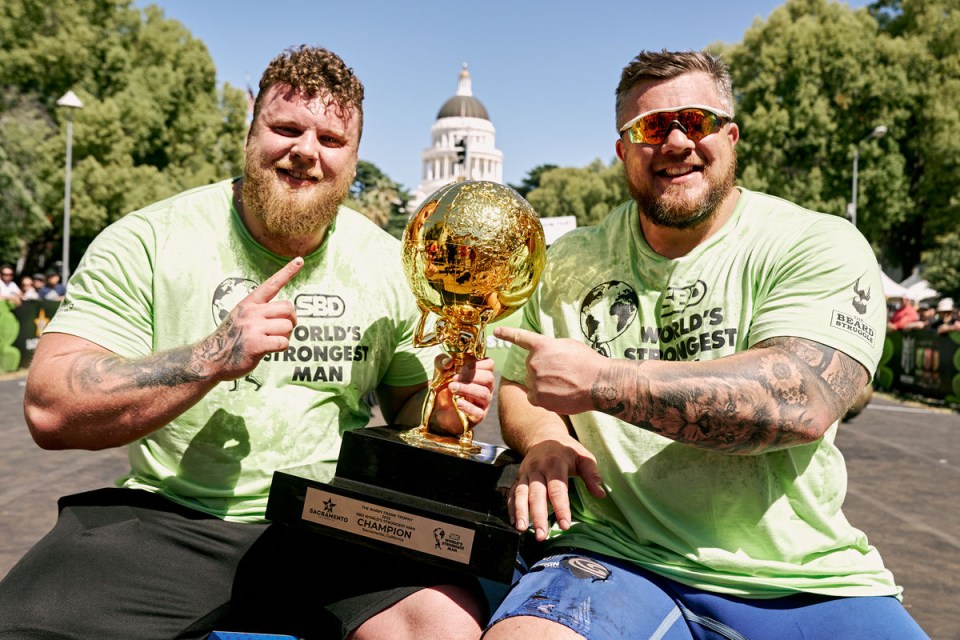 The World's Strongest Brothers: Tom (left) and Luke Stoltman