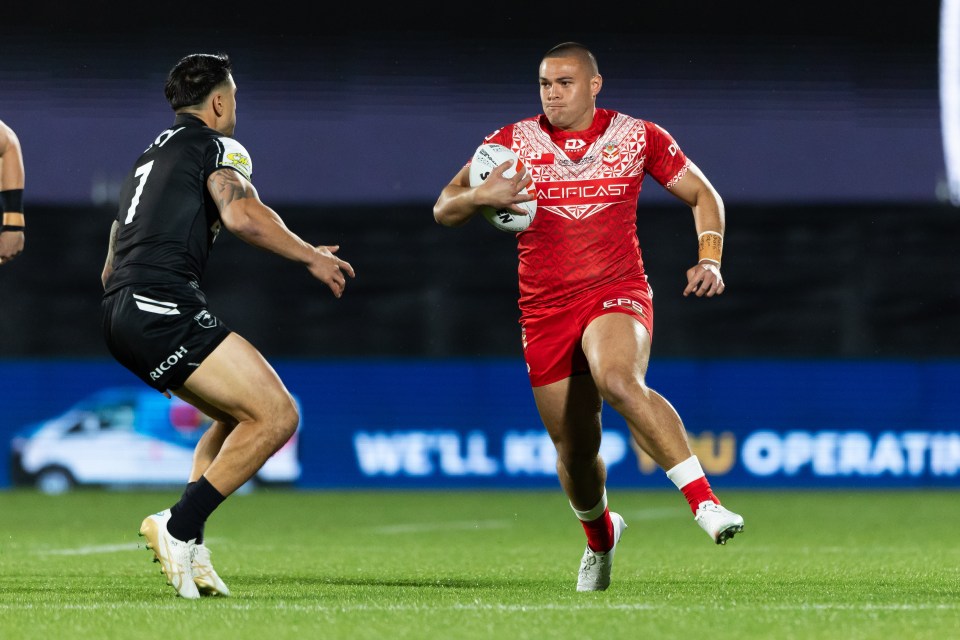 Lolohea was part of Tonga's 25-24 win in New Zealand