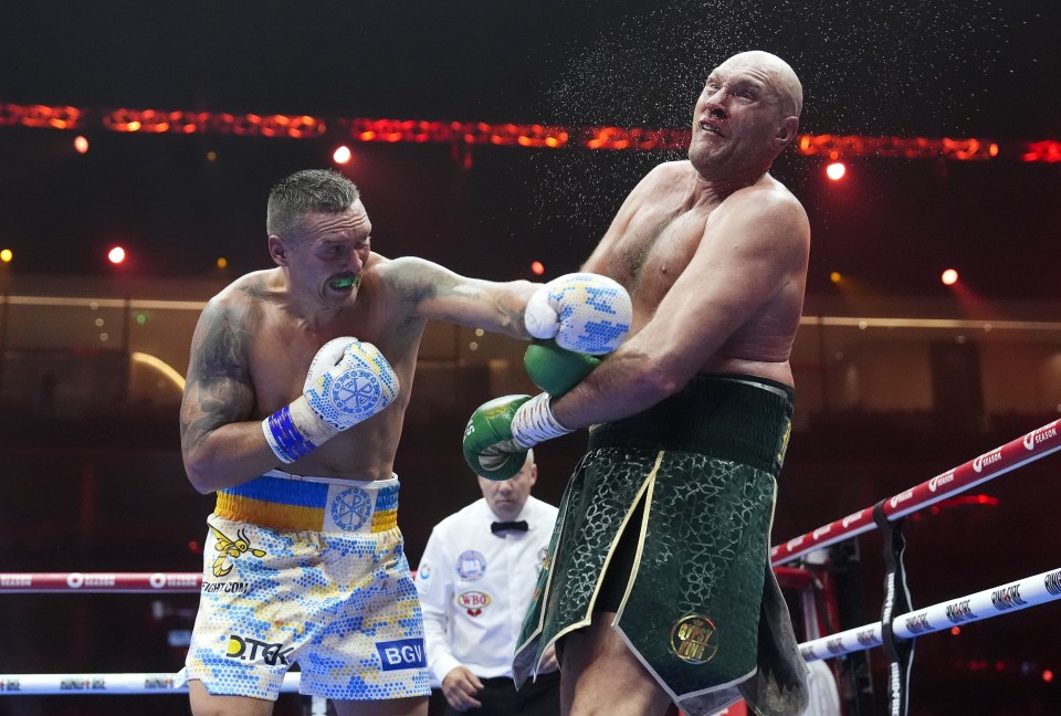 Tyson Fury suffered a split decision defeat to Oleksandr Usyk in their first meeting in May