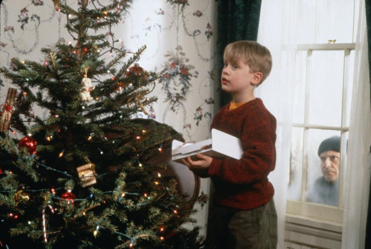 Macaulay Culkin and Joe Pesci in the 1990 movie "Home Alone."