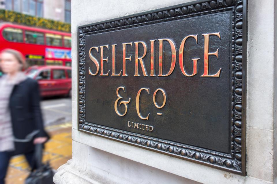 The WAG splashed over £6,000 at Selfridges