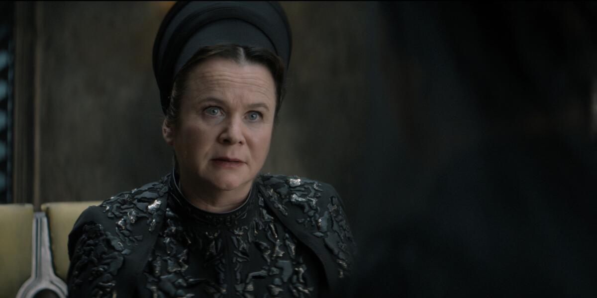 Valya (Emily Watson) "rose to power in a violent way," says Schapker.