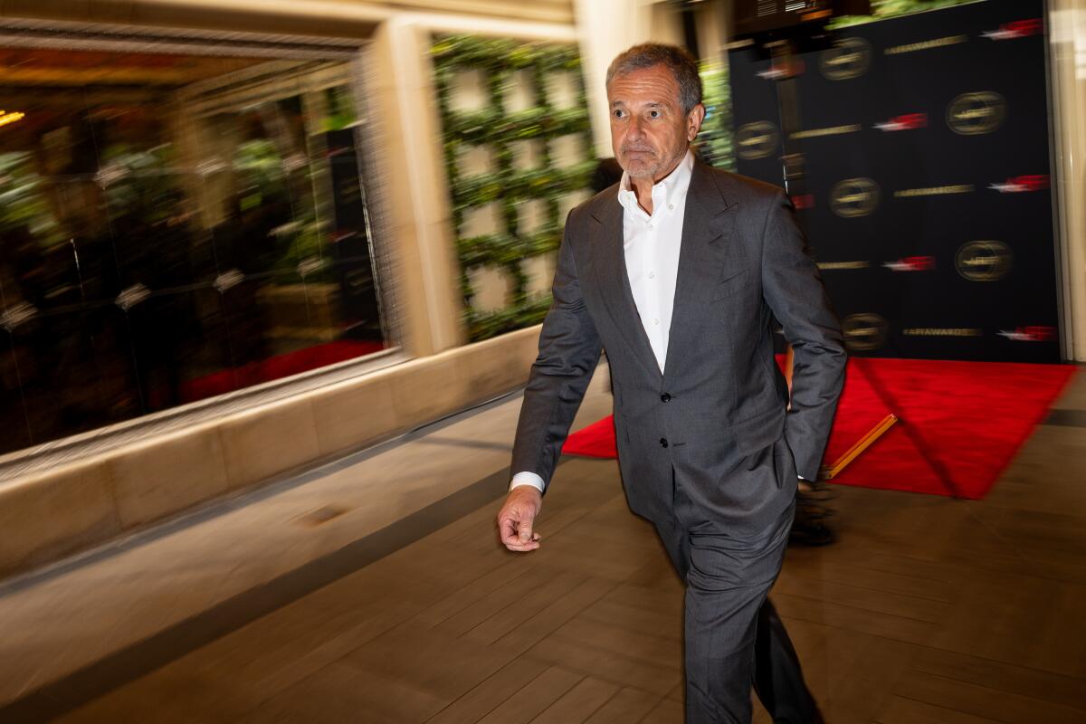 Disney CEO Bob Iger arrives at the AFI Awards in 2023. (Jay L. Clendenin / Los Angeles Times)