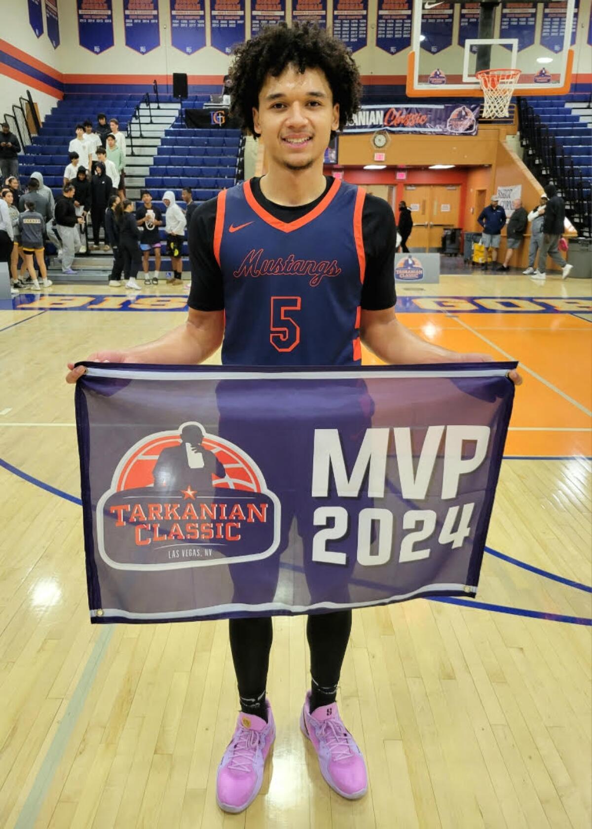 Brayden Burries of Eastvale Roosevelt was named Tarkanian Classic MVP of the Platinum Division.