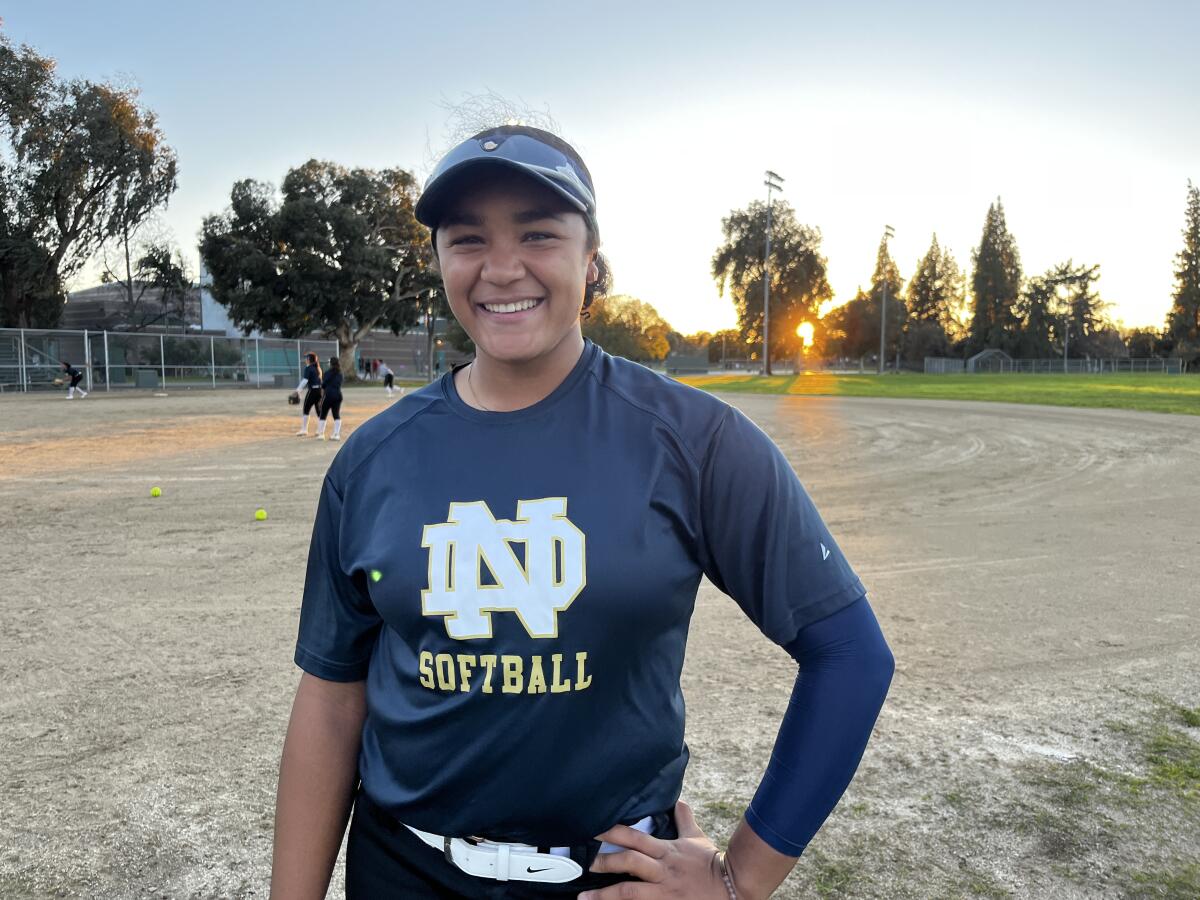 Former Sherman Oaks Notre Dame standout Ella Parker.