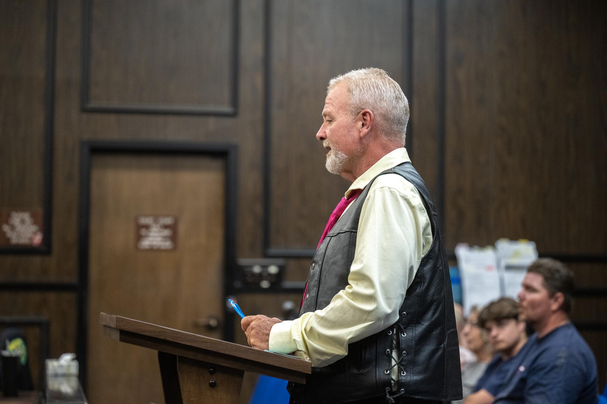 A June 2024 photo of Ricky Davis in court. 