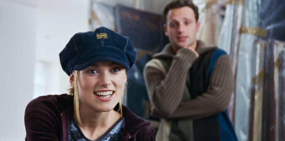 The screen star also told of the real reason she donned a Baker Boy cap during filming