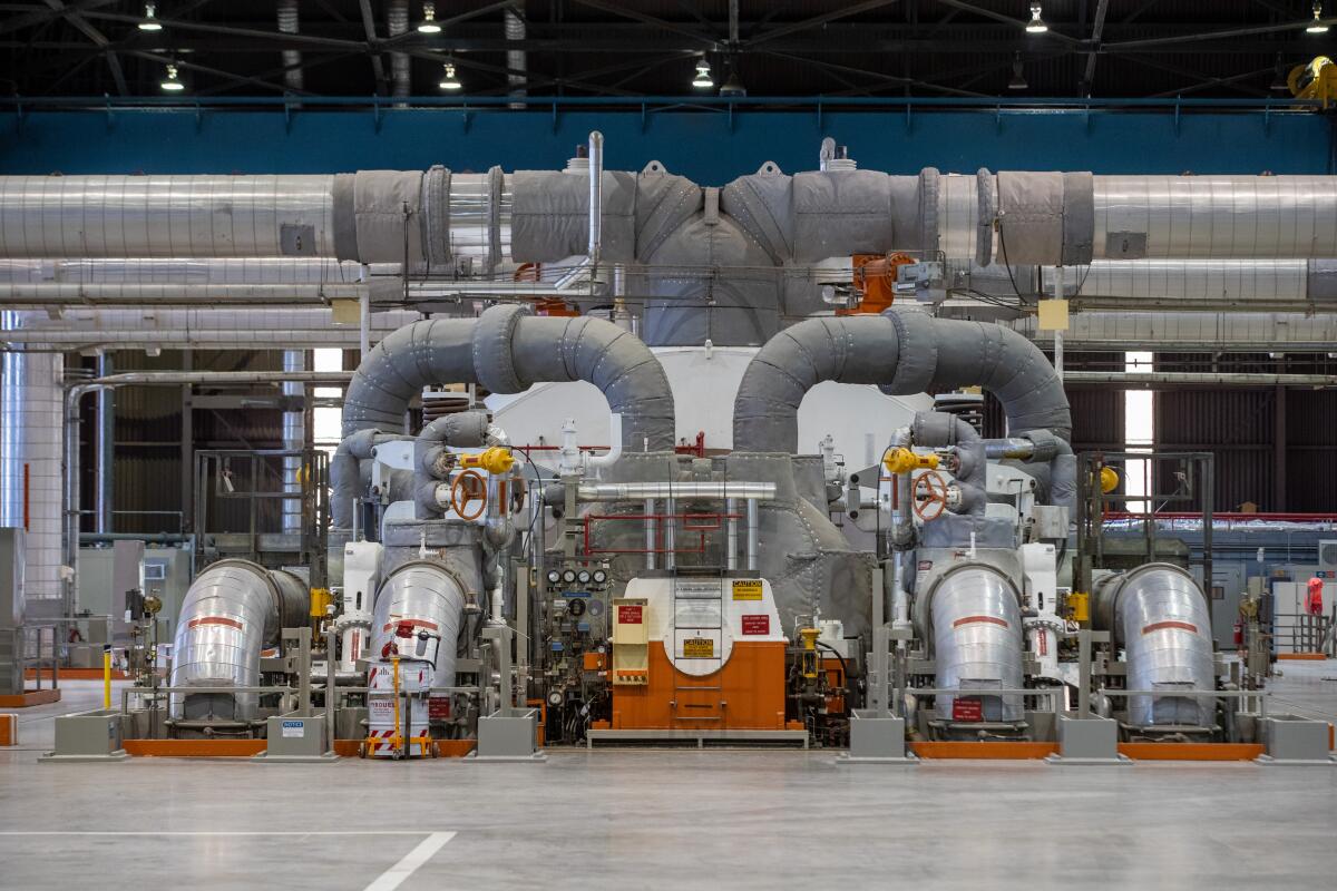 The Unit 1 generator at Pacific Gas & Electric's Diablo Canyon nuclear plant.