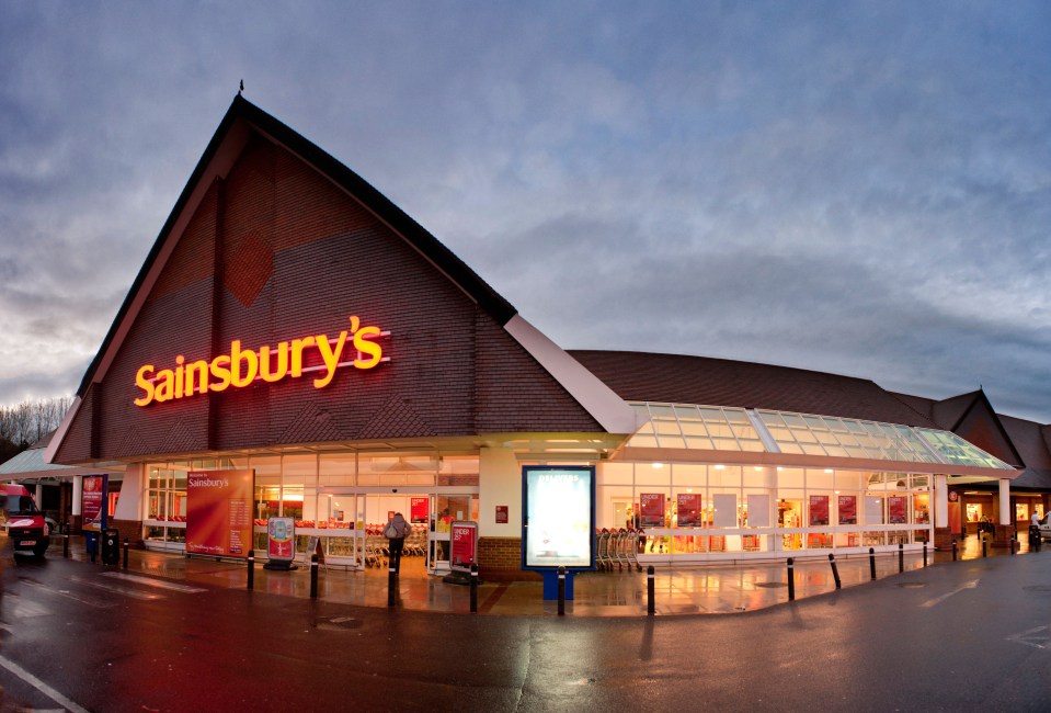 He spent four hours shopping at Sainsbury's for the mammoth haul