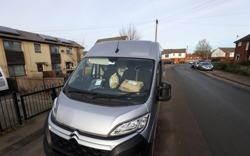 We saw Royal Mail postmen delivering in unmarked vans