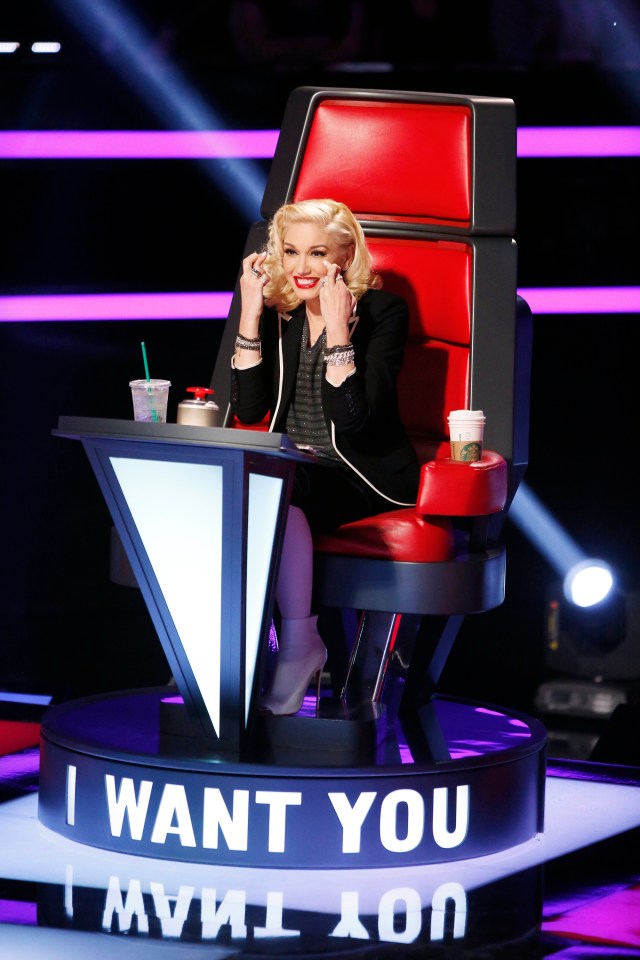 Gwen's style for The Voice is a little more modest than her early career looks