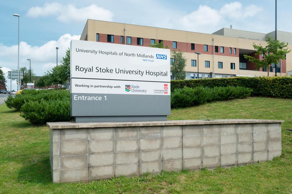 Royal Stoke University Hospital has warned patients turning up at A&E should expect to wait over four hours to be seen