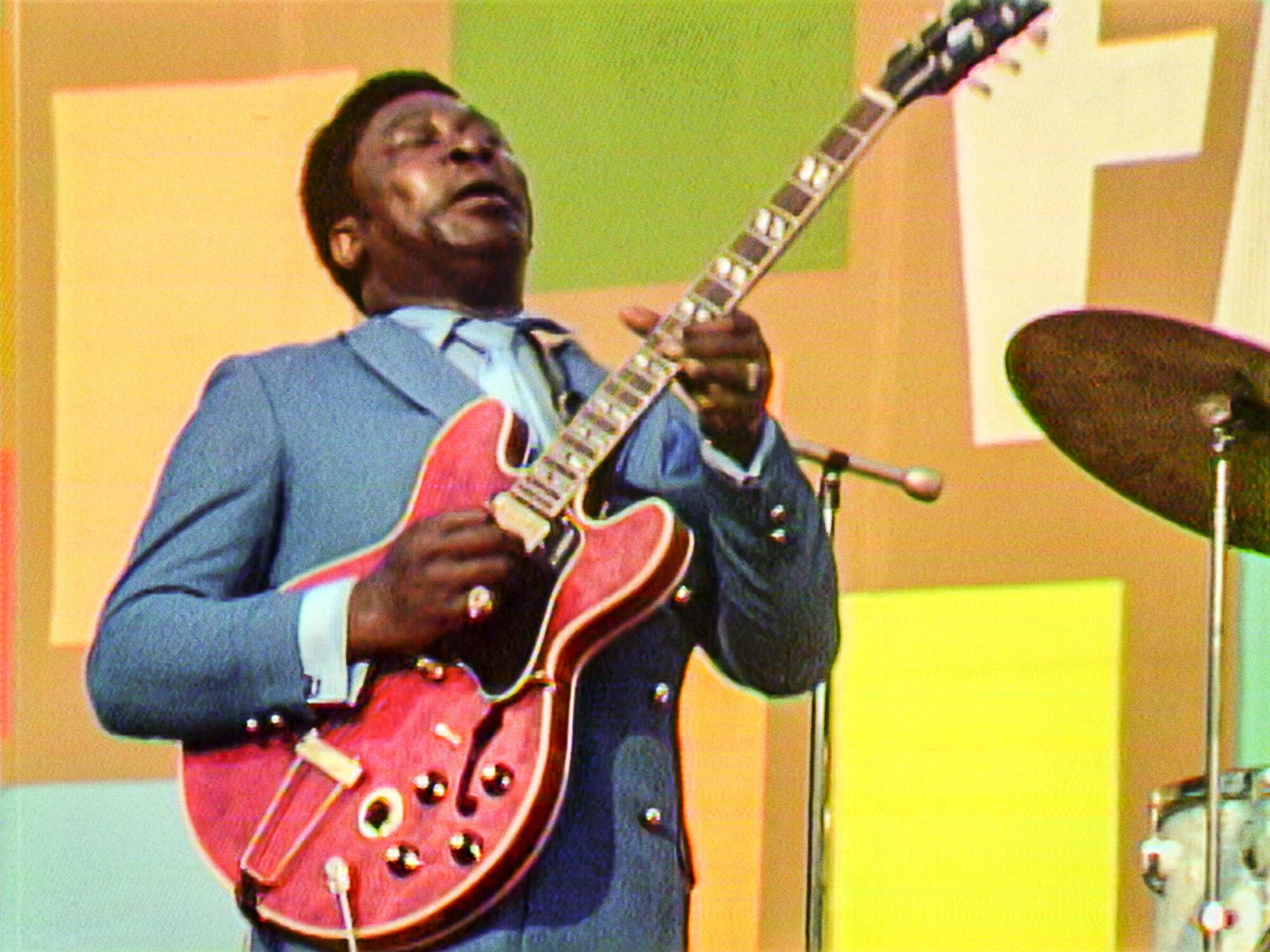 Summer of Soul - B.B. King, shown. (Courtesy of Searchlight Pictures)