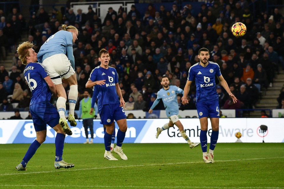 The City goal machine powered in a header to seal the three points late on