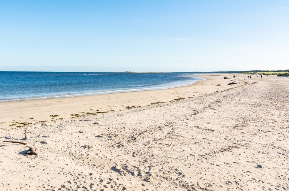 Nairn has miles of lovely unspoilt beaches, including East Beach (pictured)