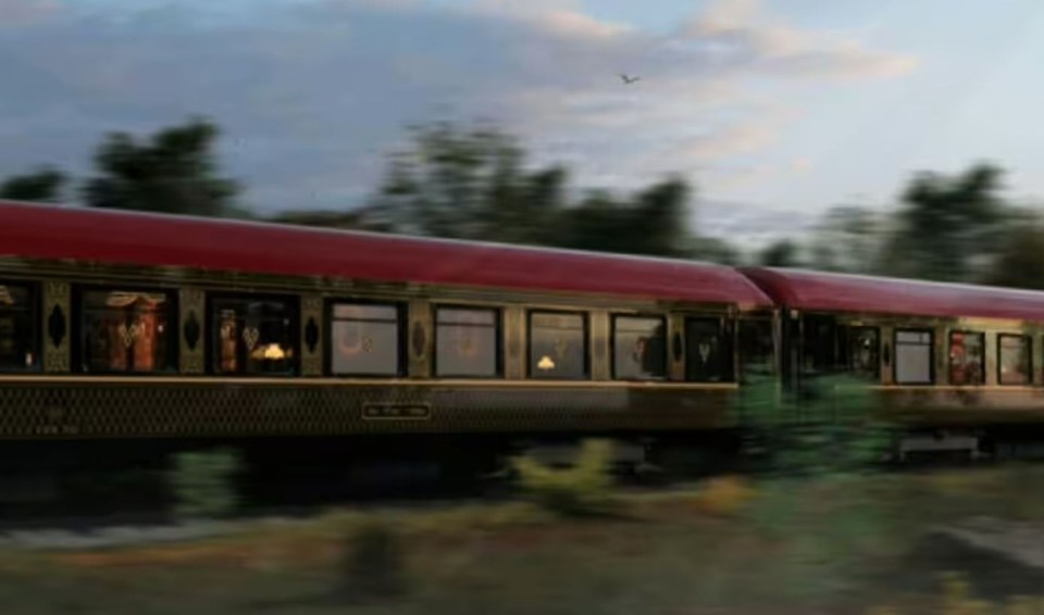 The luxury train leaves from Paris Gare de L'Est and ends in Pays de la Loire, western France