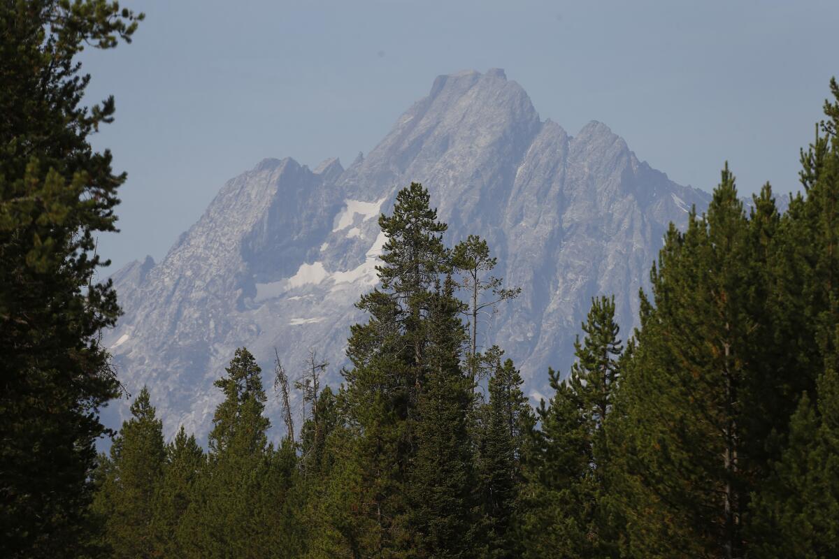 The Teton Range in Wyoming's Grand Teton National Park in 2016.