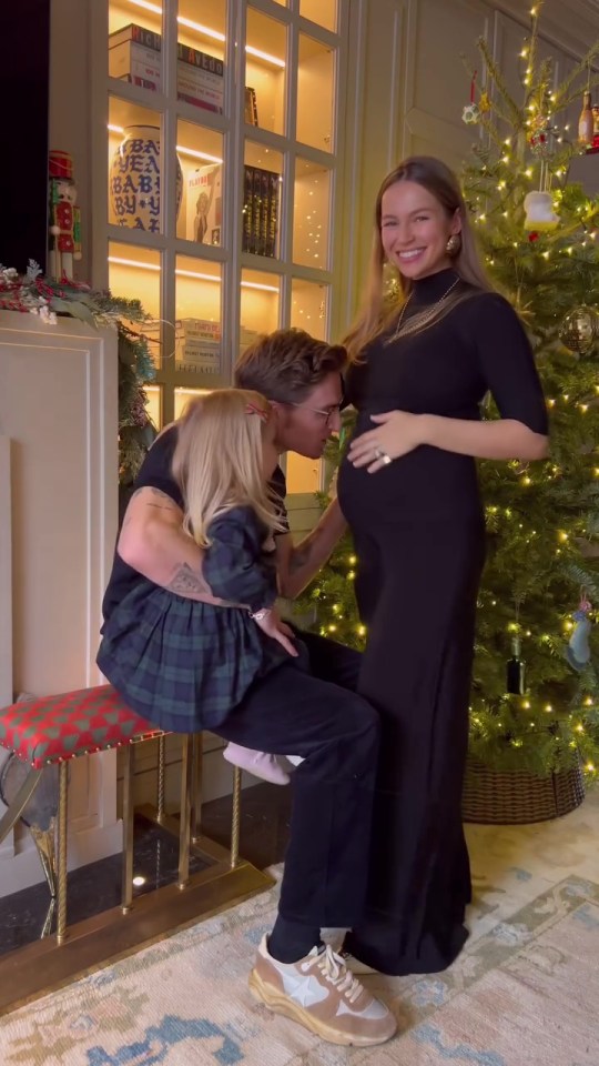 Made In Chelsea’s Oliver Proudlock kissed his wife's bump affectionately