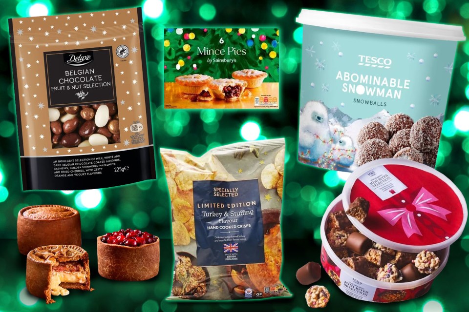 There's a delicious range of snacks from the supermarkets to tuck into this year..