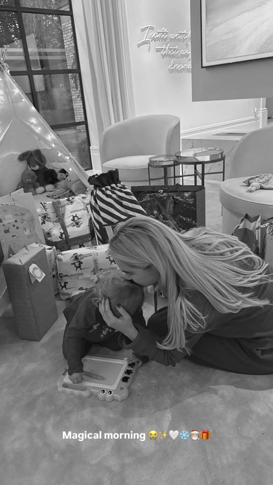 Molly-Mae Hague has shared a peek inside her first Christmas without Tommy Fury, as she shared sweet snaps with their daughter Bambi