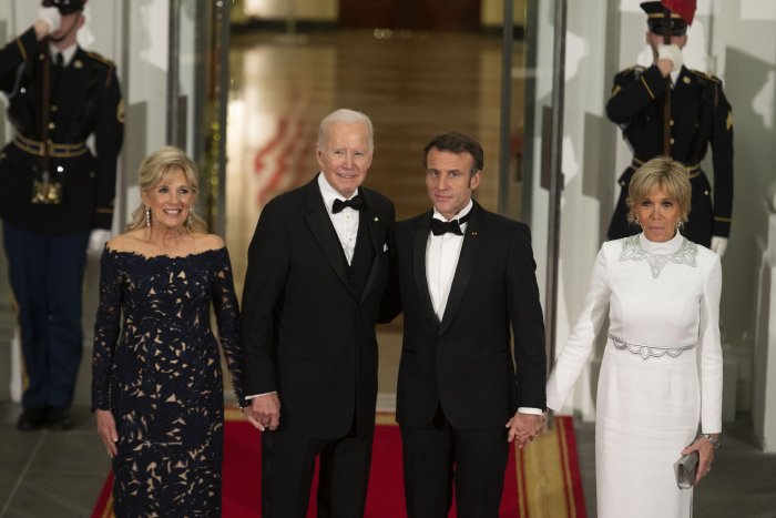 Joe Biden hosts Emmanuel Macron for first state dinner