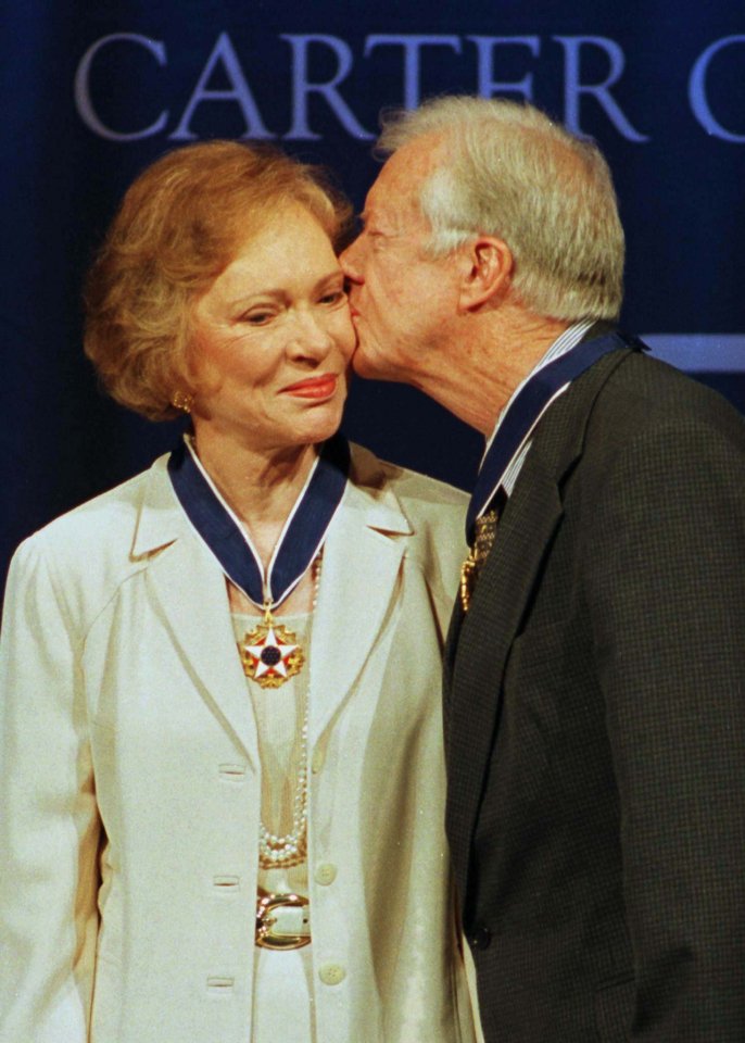 Former President Jimmy Carter and former first lady Rosalynn Carter were married for 77 years, until she passed away in November 2023