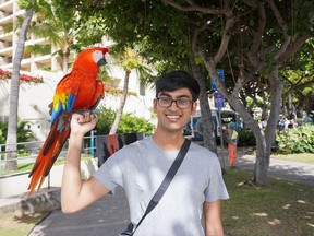 Suchir Balaji poses for a photo in Hawaii in 2018. Balaji was a former OpenAI engineer and whistleblower who died in November 2024.