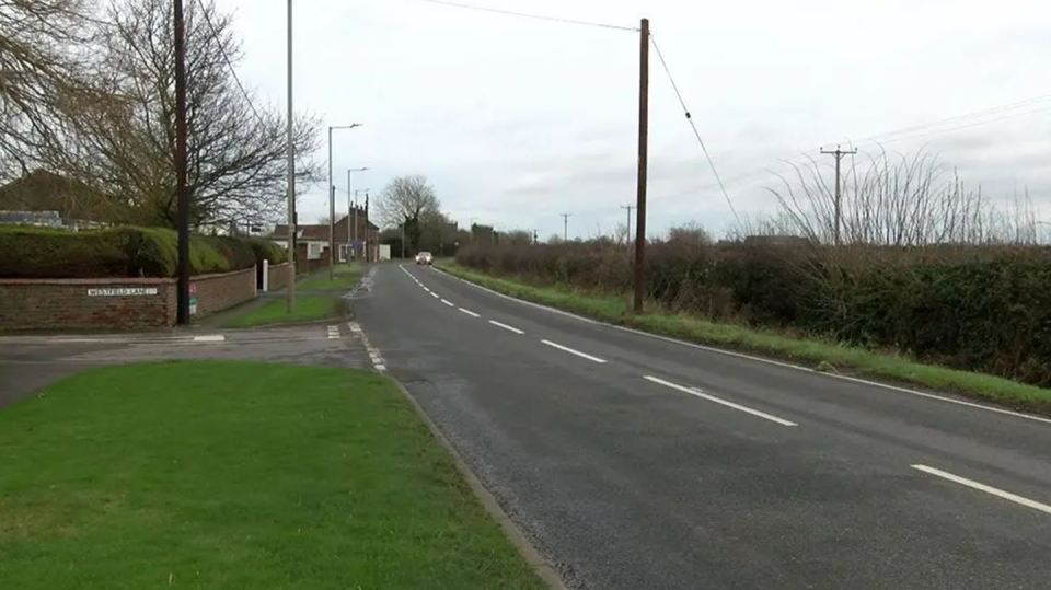 The cars were going opposite directions when they collided on Staithes Road in Preston