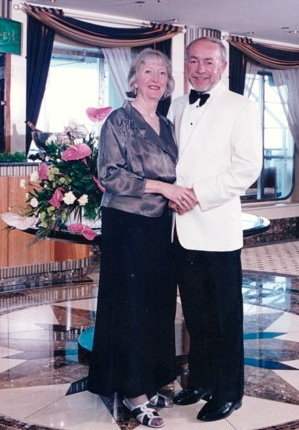 Alan Forster with his wife Dianna, who were married for 54 years