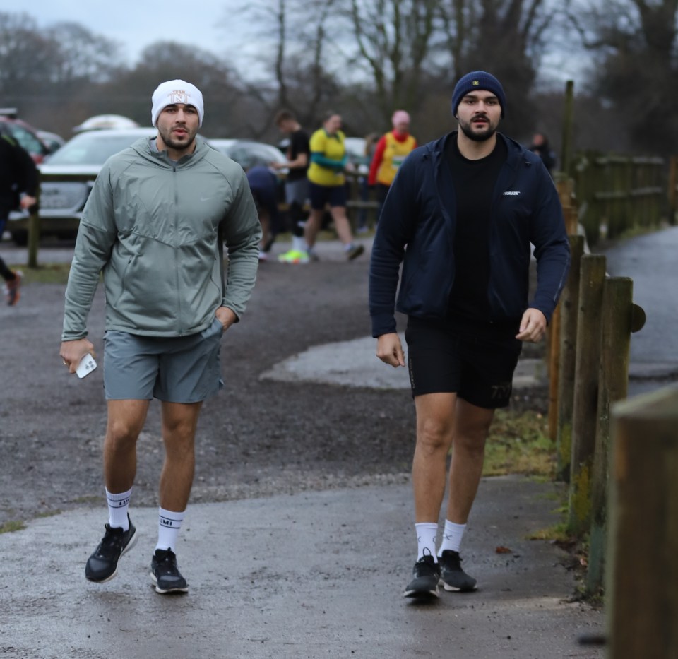 Tommy was ready to train and is staying in shape ahead of his next bout