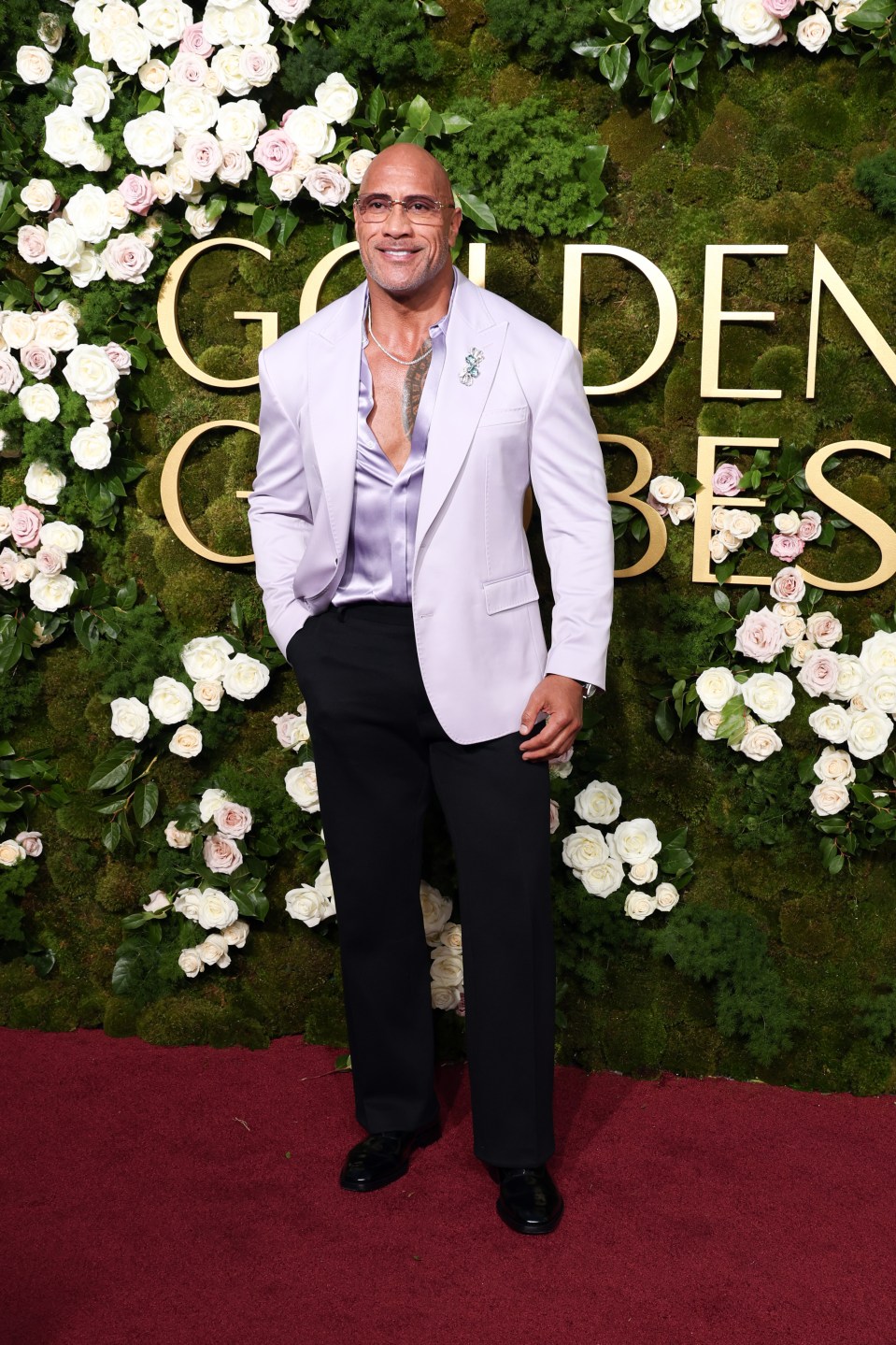 Dwayne told reporters he had asked Simone to 'be his date' for the Golden Globes