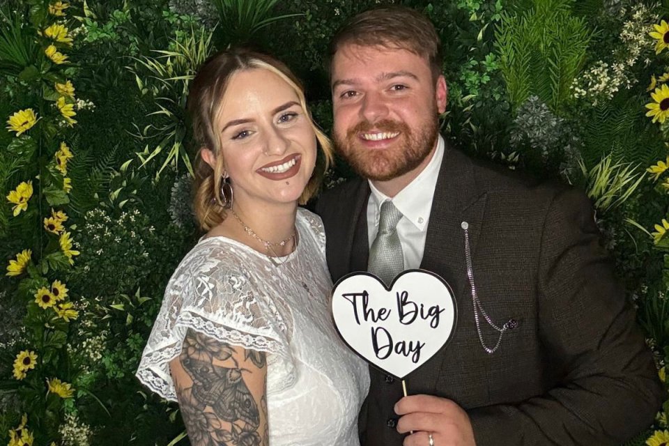 Leona Hargreaves with her husband Sam