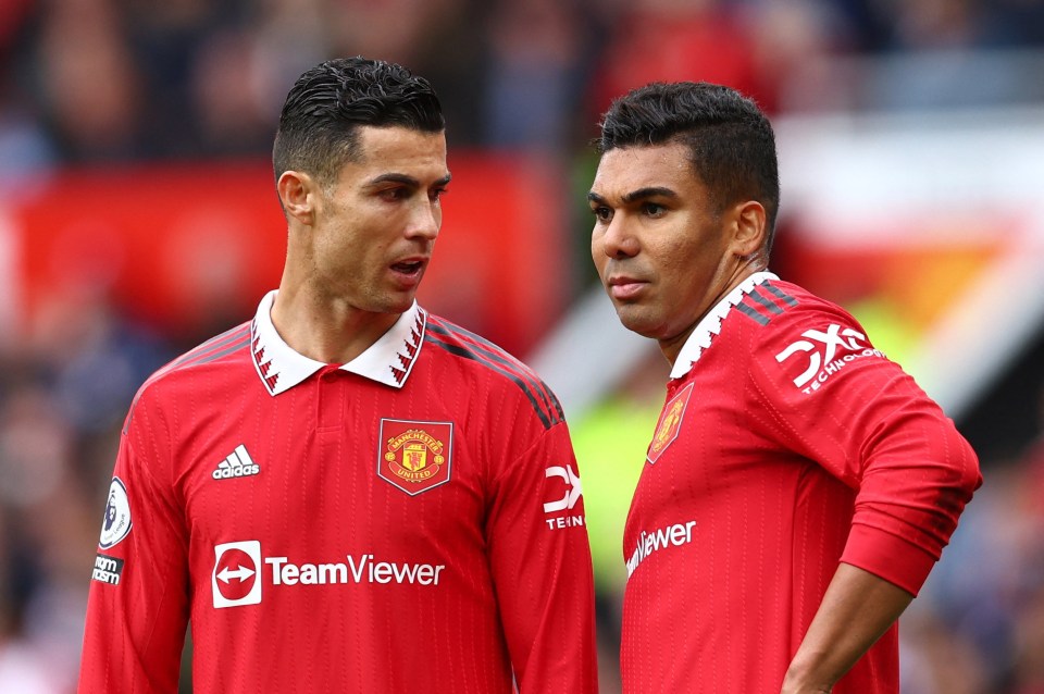 Former teammate Cristiano Ronaldo is said to be keen for Casemiro to join him at Al-Nassr