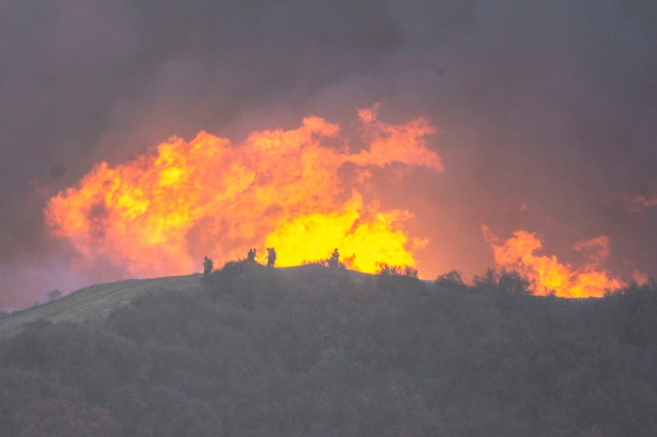 A horrifying fire rips through LA