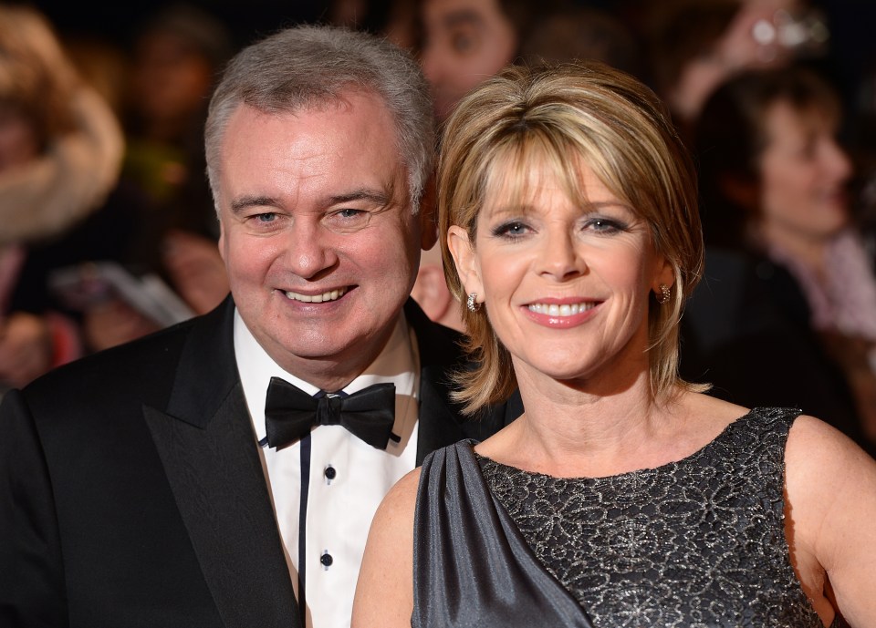 Eamonn Holmes and Ruth Langsford at the 2014 National Television Awards.