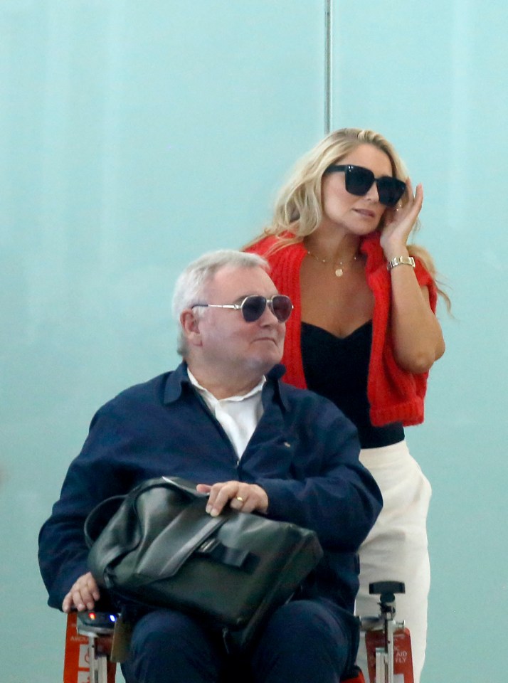 Eamonn Holmes and Katie Alexander in Barcelona.