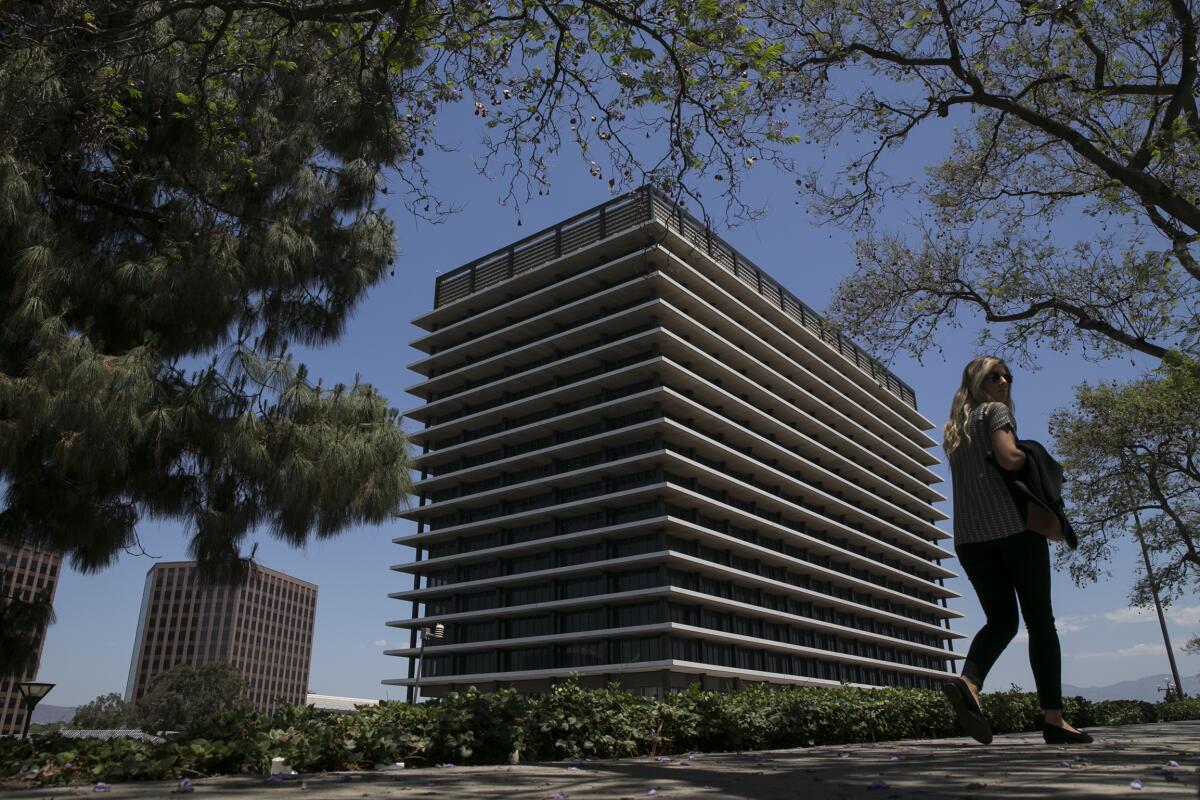 The Los Angeles Department of Water and Power headquarters.