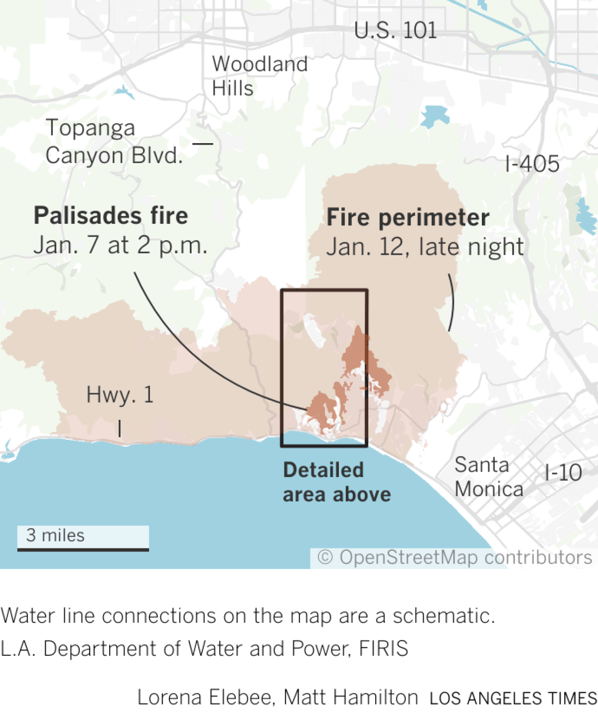 Pacific Palisades overview map