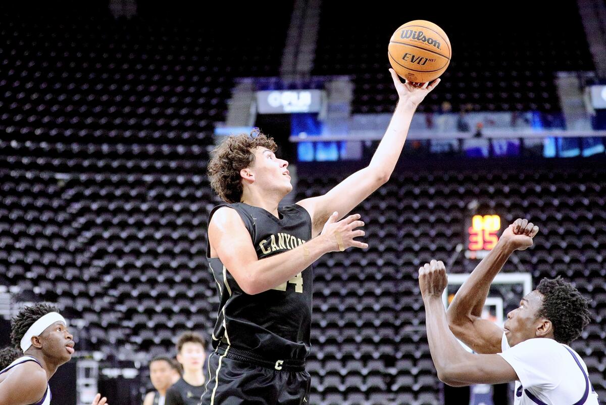 Brandon Benjamin of Anaheim Canyon is averaging nearly 31 points a game.