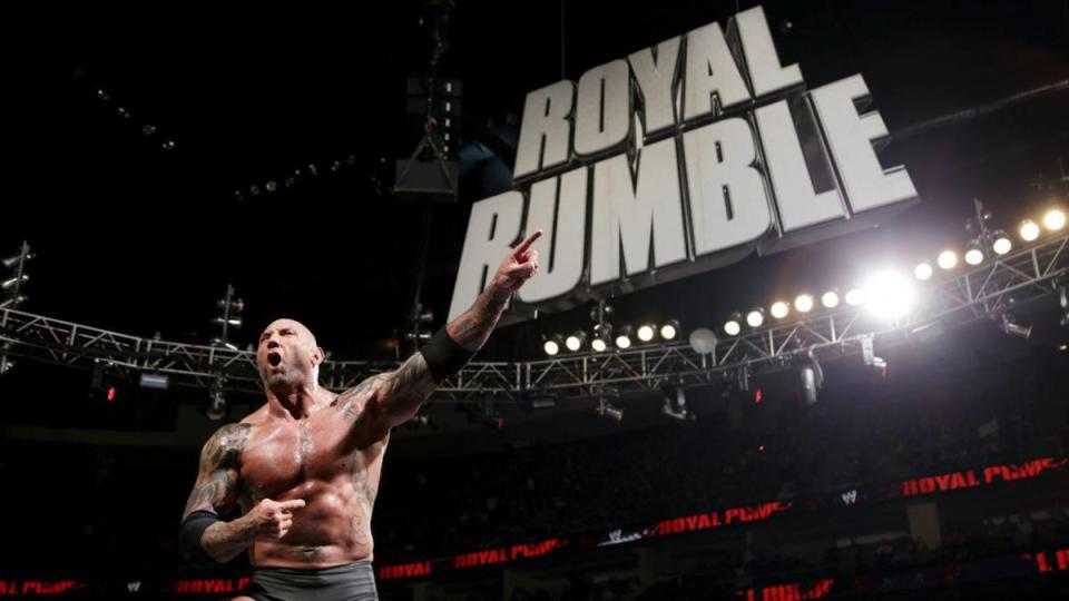 Batista wins the Royal Rumble.